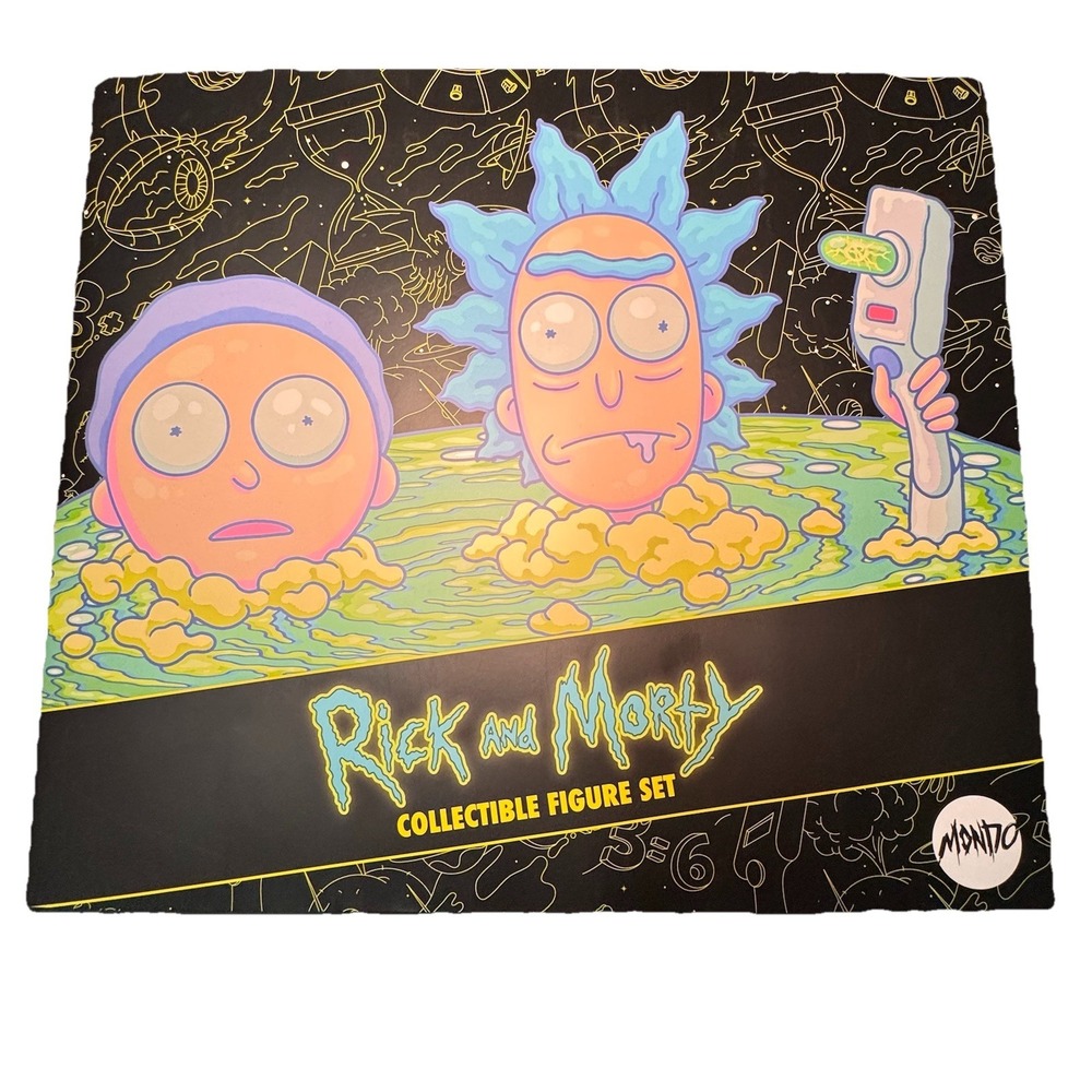 MONDO "Rick and Morty" Deluxe Collectible Figure Set ADULT SWIM - NEW EXCLUSIVE
